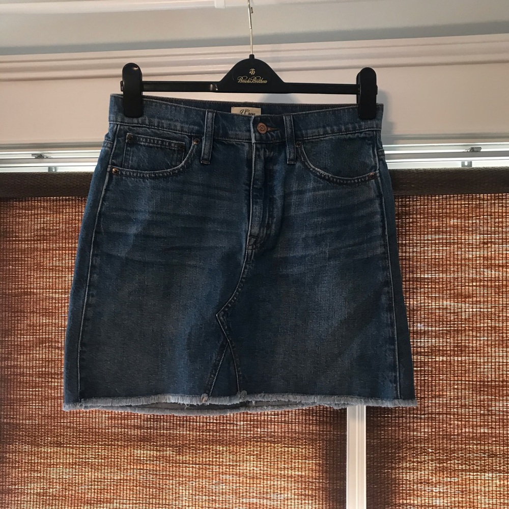 J Crew Denim skirt - NEVER WORN size 27